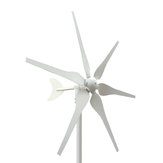 500W6ブレード12V / 24V風力タービンエネルギーパワー風力発電機内蔵コントローラー