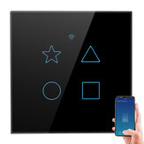 Smatrul Smarte Wandlichtschalter LCD-Touchscreen Tuya WiFi und 433-MHz-Universal-Fernbedienung funktioniert mit Alexa Google Home