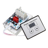 AC 220V 10000W 80A Controle Digital SCR Regulador de Tensão Eletrônico Controle de Velocidade Termostato Dimmer