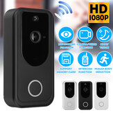 Smart 1080P HD Drahtlose WiFi-Video-Türklingel-Gegensprechanlage Telefon Überwachung Nachtsicht