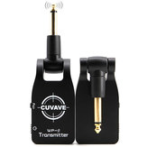 Sistema de transmissão de áudio sem fio CUVAVE WP-2 Transmissor Receptor com bateria recarregável de lítio de 600mAh embutida e Plug 1/4