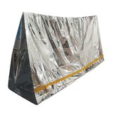 Aluminiumisierte Sonnenschutzdecke für den Notfall Erste-Hilfe-Isolierung Schlafsack Outdoor Camping Survival 100 x 200 cm