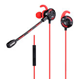SOMiC G618 Wired In-ear Gaming Earphones Headphones with Dual Microphones 
