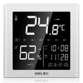 Deli 8958 Elektronisches Thermometer Und Hygrometer Haushalt Indoor Wecker Büro Elektronische Outdoor Hochpräzise Thermometer