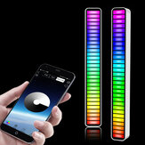 RGB Pickup Lights Contrôle Sonore LED Light Smart App Control Colour Rhythm Ambient Lamp Pour Voiture / Jeu Ordinateur Bureau Lumière Décorative