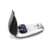 TWS Luz de Respiração Bluetooth 5.0 Fones de Ouvido Sem Fio HIFI Baixo Controle Inteligente de Cancelamento de Ruído Fone de Ouvido