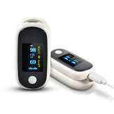 Moniteur de pouls Oxmitro SpO2 USB rechargeable BOXYM Moniteur d'oxygène sanguin par câble USB Affichage OLED Oxymètre de pouls de bout du doigt