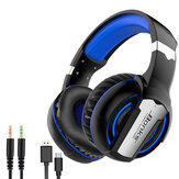 Bonks G1 Auriculares bluetooth inalámbricos Gaming Auriculares con Micrófono Auriculares bajos con sonido envolvente ligero para PS4 Xbox 1 Professional Gamer PC Laptop