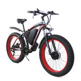 [EU DIRECT] GOGOBEST GF700 Bicicleta elétrica com dois motores 17.5Ah 48V 500W*2 26 polegadas Alcance de 110km Carga máxima 200kg