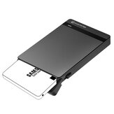 MantisTek® Mbox2.5 USB 3.0 SATA III HDD SSD Hard Drive Enclosure External Case Support UASP
