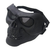Maska na twarz Outdoors CS w stylu czaszki do gier Airsoft zapewniająca ochronę