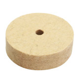 Roda de polimento de lã de feltro com haste redonda de 3 polegadas para polidores de lã