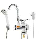Мгновенная электрическая вода Нагреватель Смеситель для быстрого нагрева Кухонный смеситель для горячей и холодной воды LED Дисплей