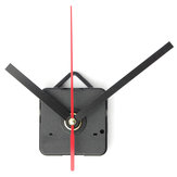 Mechanizm zegara ścienego DIY kwarcowy z czarnymi i czerwonymi wskazówkami