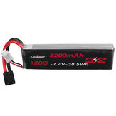 URUAV 7.4V 5200mAh 120C 2S LiPo Batterie TRX Stecker für RC Auto