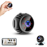 Caméra IP USB Mini W8 1080P 360° WIFI avec connexion Hotspot, vision nocturne infrarouge, alarme Push, 2 en 1, petite caméra de surveillance sans fil