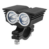 Пара 12 / 24V 20W 6000K Eagle Глазная укладка LED Прожектор мотоцикл Вспомогательный туман переднего света Лампа 
