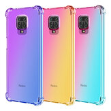 Bakeey Gradient Color with Four-Corner Airbags Shockproof Translucent Soft TPU Protective Case for Xiaomi Redmi Note 9S / Redmi Note 9 Pro Non-original