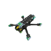 Kit de marco de estilo libre de 3 y 3,5 pulgadas FlyFishRC Volador VX3 144mm / VX3.5 160mm de distancia entre ejes compatible con la versión DJI O3 para drones RC de bricolaje y carreras de FPV
