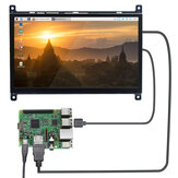 Tela sensível ao toque capacitiva LCD Raspberry Pi 4B de 7 polegadas com display HDMI HD sem necessidade de driver USB 1024×600PX IPS