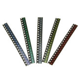 300 pièces de diodes LED SMD 0603 assorties en 5 couleurs (60 de chaque) : vert/rouge/blanc/bleu/jaune