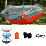 Kültéri dupla 2 személyes függőágy kemping sátor lógó hinta ágy szúnyoghálóval