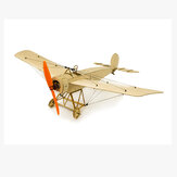 Dancing Wings Hobby Fokker E Envergadura de 420 mm Avião em madeira balsa para iniciantes RC com combo de energia