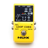 NUX Loop Core Looper-Gitarreneffektpedal 6 Stunden Aufnahmezeit 99 Benutzerspeicher Schlagzeugmuster TAP Tempo