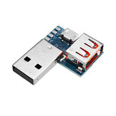 Plaque d'adaptateur USB Connecteur femelle USB vers Micro USB Connecteur mâle à femelle Header 4P 2.54mm