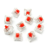 10 commutateurs mécaniques RGB de la série rouge pour le remplacement des claviers mécaniques Cherry MX