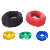 1/5/10 pcs Câble fil en silicone souple de 10m, AWG 24, résistant à la chaleur, flexible, noir/blanc/rouge/vert/bleu pour modèle de batterie RC