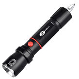 SHENYU YF1004 Tactical LED Flashlight 2000 Lumen 3 Modes 18650 Battery LED Torch Light Double Attack Head Emergency Survival Tool