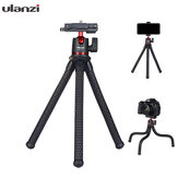 Ulanzi MT-11 Octopus Flexible 1.2KG Payload Black Tripod with 2 in 1 Phone Clip for DSLR Camera Smartphone