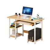 Computertisch Desktop-Schreibtisch Moderner Heimschreibtisch Einfacher Studentenschreibtisch-Kombinationsschreibtisch mit Regalen