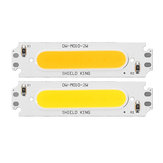 Chip de luz LED COB Branco/Branco Quente de 2W 160LM para luz de inundação DIY DC12V