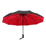 Egy-/kétrétegű UPF50+ esernyő 2-3 személyes hordozható automata esernyős kemping három összecsukható napernyő