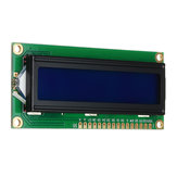 Módulo de visualización de caracteres LCD 1602 con retroiluminación azul, paquete de 10