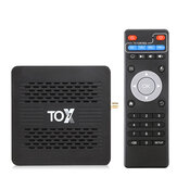 TOX1 S905X3 Smart TV Caixa Android 9.0 4G + 32GB bluetooth 4.2 TVBOX com Dual Banda Wi-fi Suporte OTA 1000M Ethernet 4K Media Player Set Top Caixa
