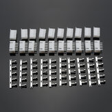 Excellway® 10 ensembles de connecteurs de balance Lipo 4S 5 broches de 2,54 mm pour kit de boîtier à bricoler pour modèles