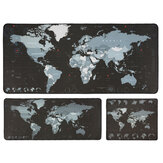 World Map Large Gaming Mouse Pad Computer Gamer Mousepad Big Mouse Pad Rubber Surface Mouse Desk Keyboard Mat