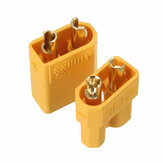1Paar XT30 2mm Gouden Mannelijke Vrouwelijke Plug Interface Connector