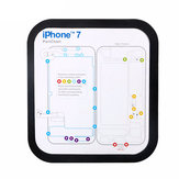 Magnetischer Schraubenhalter Speichertabellenmatte für iPhone 6 6s Plus 7 7 Plus Teardown Repair Guide Pad Phone Tools Satz