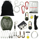 Многофункциональное устройство 18 в 1 На открытом воздухе Рыбалка Gear Survival Набор Emergency Набор Wild Travel Essentials