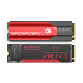BlitzWolf BW-NV6 M.2 NVMe-Spiel SSD Solid State Drive 1 TB NVMe1.3 PCIe 3.0x4 SSD Solid State Disk