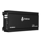 Andeman AS-2200.D Amplificador de carro Monobloco 2000W 2-8 Ohms Classe D Canal único Subwoofer Duplo transformador HIFI Áudio Bluetooth digital