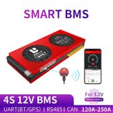 DALY BMS 4S 12V 18650 Smart LiFePO4 BMS bluetooth 485 to USB Device CAN NTC UART Togther Lion LiFePO4 LTO Batteries