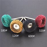 Polishers Buffers Abrasive 3mm Shank Scouring Pad Grinding Head Fits For Dremel