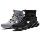 Zapatos de seguridad para hombres AtreGo con puntera de acero, botas de trabajo de alta calidad y zapatillas de senderismo.
