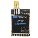 EWRF-7086TM3 5.8G 48CH 25/200 / 600mW Switchable Raceband Draadloze FPV Audio Video Transmitter