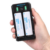 ASTROLUX® SC02 Tip-C QC 3.0 Hızlı Şarj USB Batarya Şarj Cihazı Çift Yuvalı Li-ion/IMR/INR/ICR Ni-MH Ni-Cd 21700 18650 26650 Flaşbatarya için